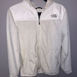 North face fuzzy jacket